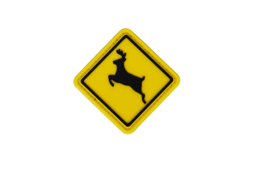 PVC Patch - Warning! Running Deer's