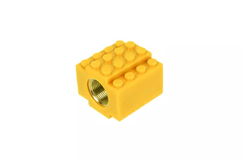 Threaded cap 14mm CCW Pads - Yellow