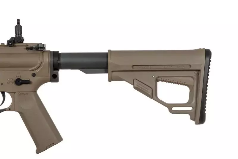 Replika karabinka Helios KAC SR-16E Mod2 CQB M-LOK - Dark Earth