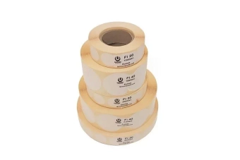 Zaklejki do tarcz 20mm - 2000 szt. - białe