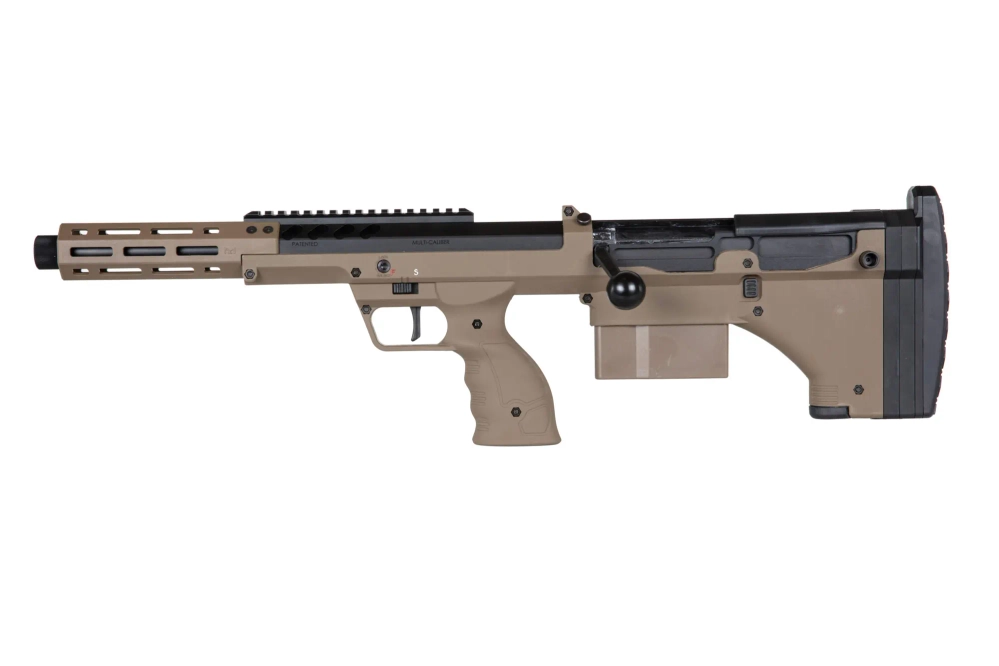 Replika odstřelovací pušky Desert Tech SRS-A2/M2 Sport 16" (pro leváky) FDE