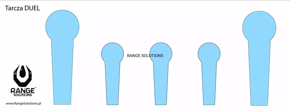 Duel Shooting Targets - 50szt.