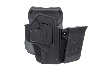 Sada pouzdra Cytac R-Defender Glock19 (pro praváky) + nabíječka černá