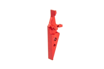 Gatillo Plano de Aluminio CNC Jefftron Rojo