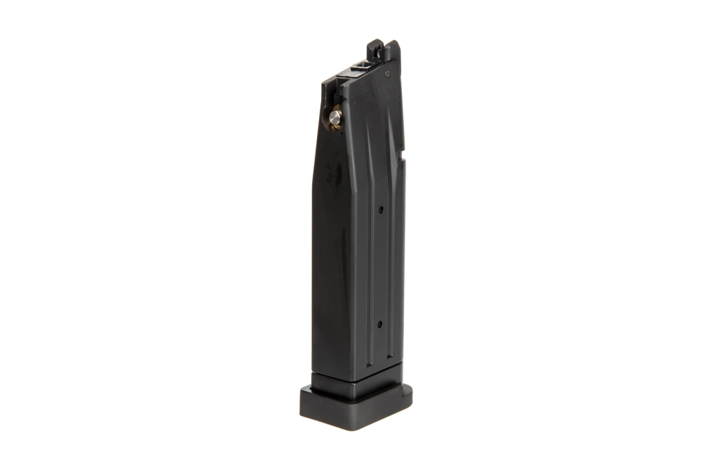 Chargeur green gas 28 balles pour répliques JW 3 TTI Combat Master