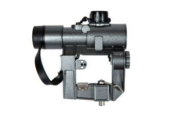 Airsoftová zbraň kolimátor a PK-A 