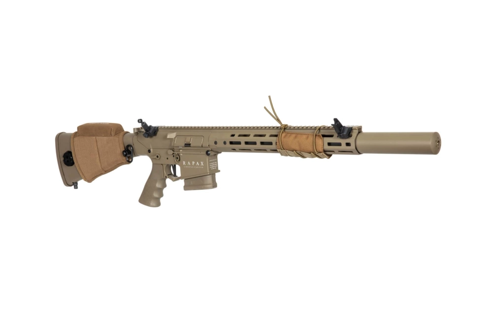 Replika karabinu Rapax XXI M.4 DMR - tan