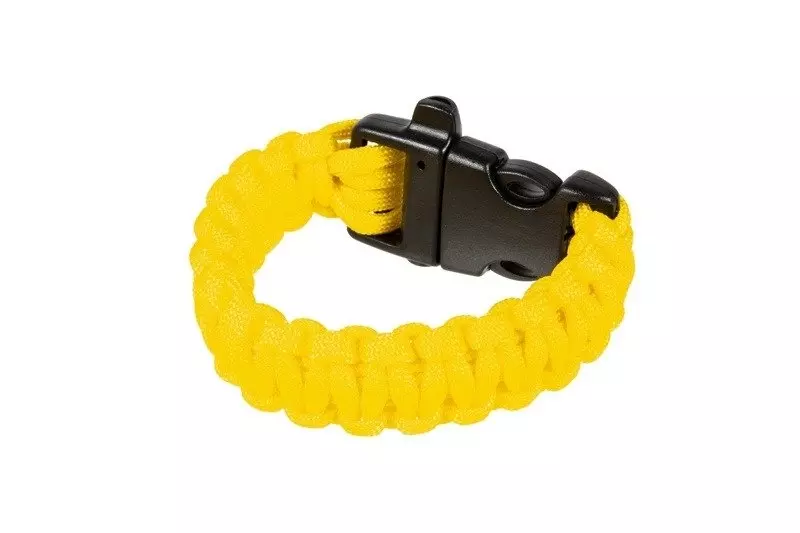 Survival Bracelet (Fastex) - Yellow