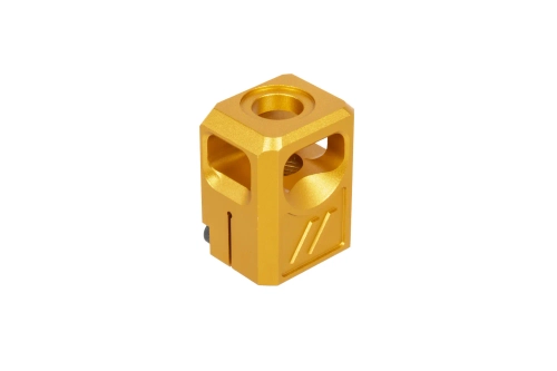 Compensator V2 5KU draad 14mm links GB-492 Goud
