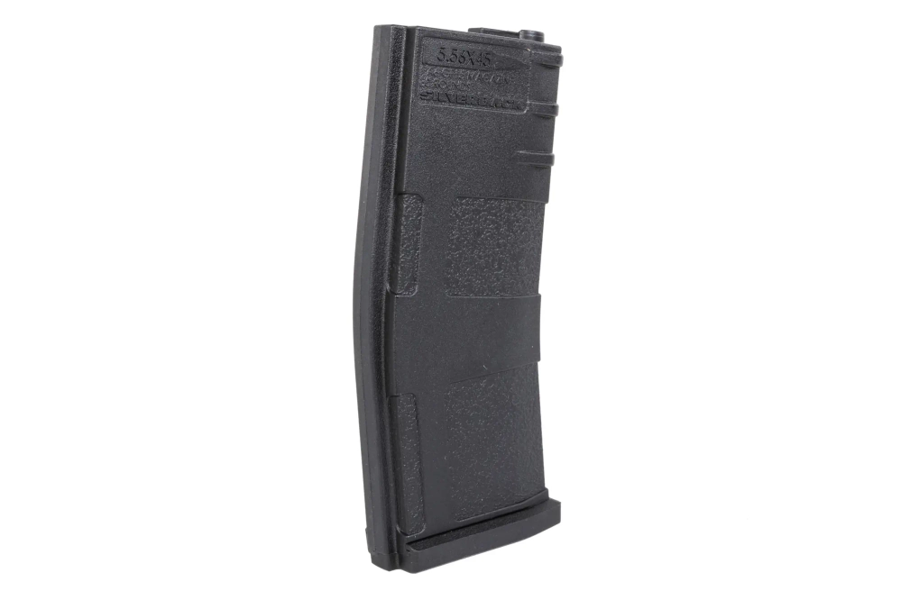 Silverback 120-kogels magazijn voor MDRX/MDRX Micron/M4/M16 replica's Zwart