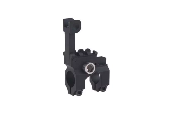 M4/M16 Gas Block with Foldable Front Sight - Black