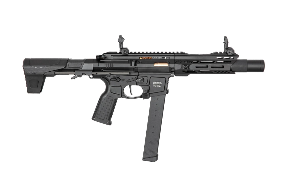 Pistolet mitrailleuse airsoft CXP-MARS PDW9 - noir