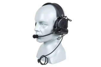 Zestaw słuchawkowy Com II - czarny / MC