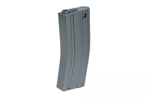Cargador de munición mid-cap de 130 bolas para armas de airsoft M4/M16 - gris