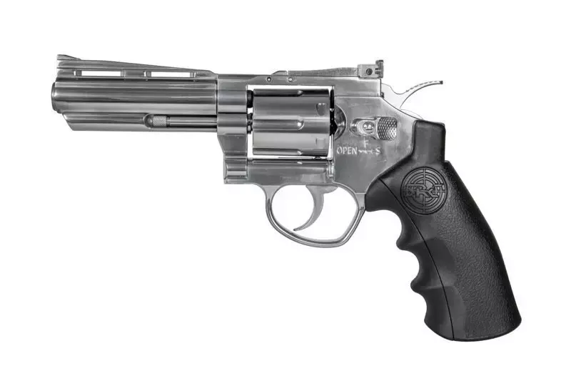 Réplique de revolver TITAN 4' - platinum