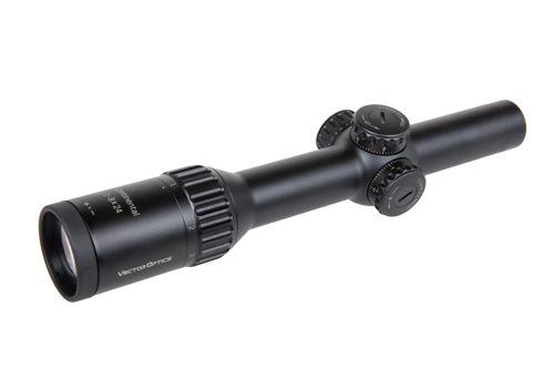 LPVO Vector Optics CONTINENTAL X8 1-8X24I ED FIBER lunette de visée Noir