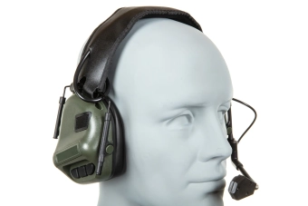Taktická náhlavní souprava Wosport HD-08 Gen. 5 Olive