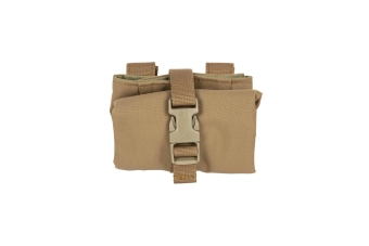 Foldable magazine dump pouch - Coyote Brown