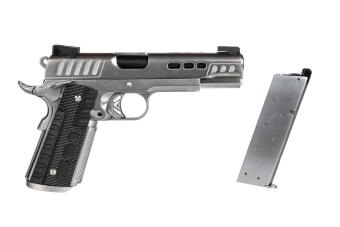Airsoft pistole Ascend KP1911 - Stříbrná