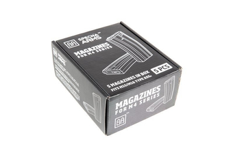 5pcs set - 100rd mid-cap magazine for M4/M16 - tan