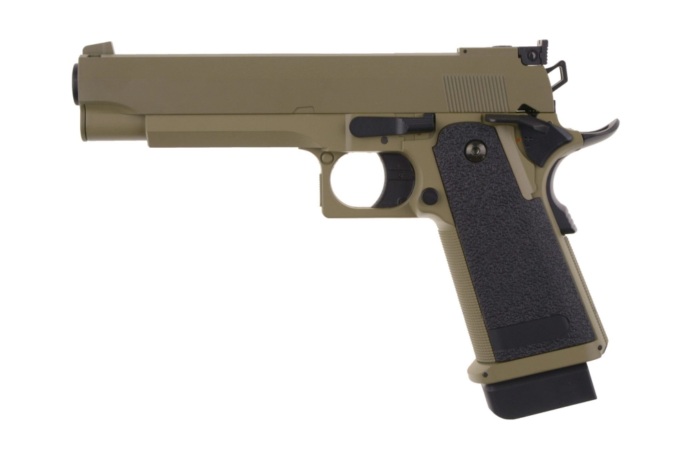 CM128 pistool replica - tan (Versie zonder batterij)