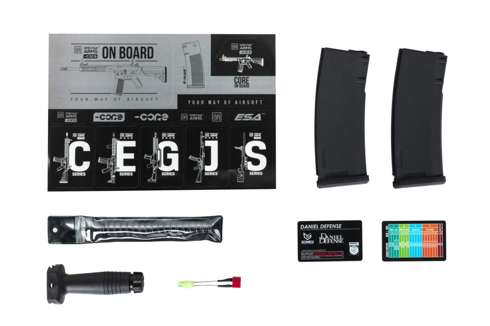 Specna Arms Daniel Defense® MK18 SA-C19 CORE™ HAL ETU™ Gen.2 airsoft Carbine Black