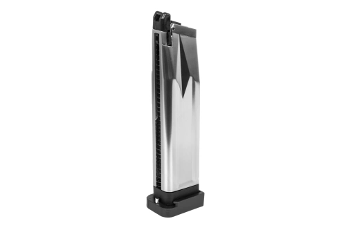 Cartouche de green gas 33 billes SRC Hi-Capa QB Silver