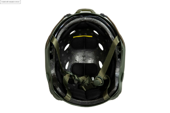 X-Shield PJ Helmet Replica With Goggles - Olive