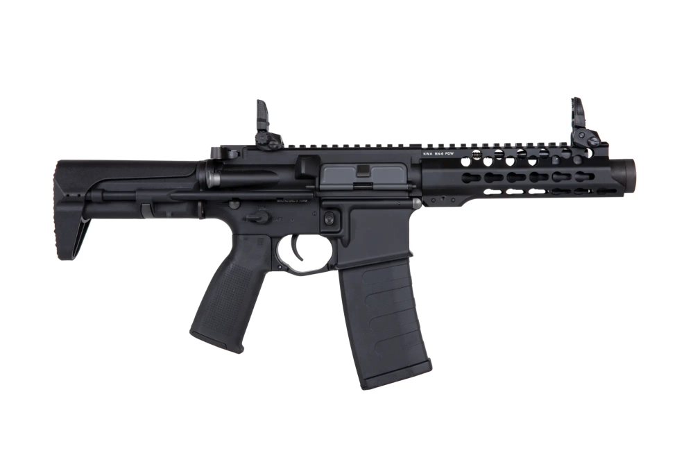 KWA VM4 RONIN 6 PDW S-AEG 2.5 Assault Rifle Airsoft Gun 2.5 Black
