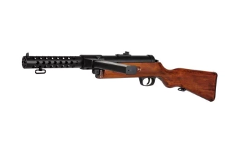 MP18 submachine gun replica - real wood