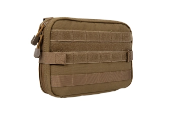 Large Administration Pouch with a Map Holder - Tan