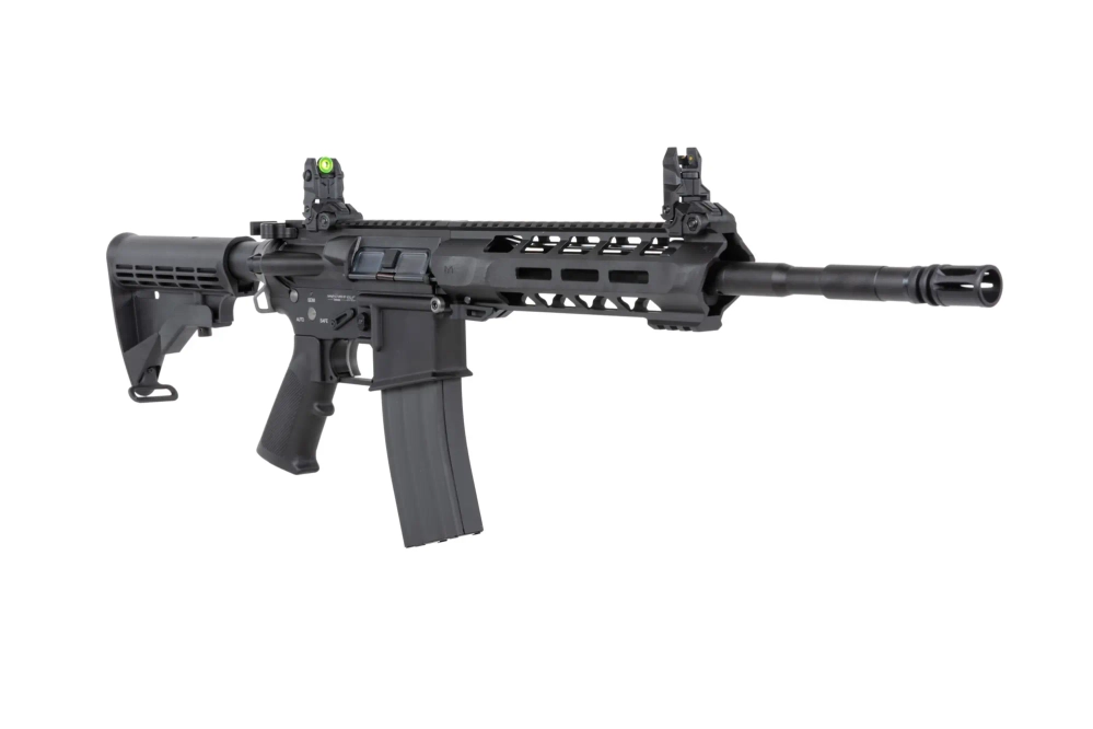 airsoft SRC DUAL POWER SR4 ZAROS GBB carbine with CO2 magazine
