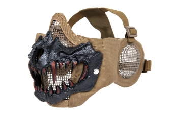 Stalker EVO PLUS Fangs Oorbeschermingsmasker Tan