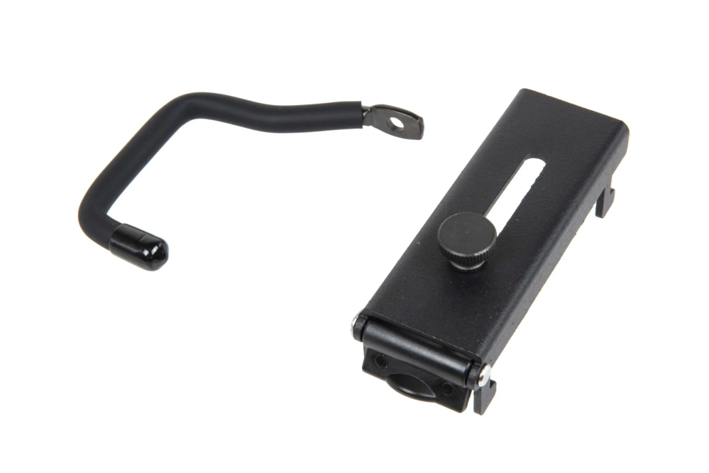 Gancho con soporte de panel para pared Specna Arms Negro