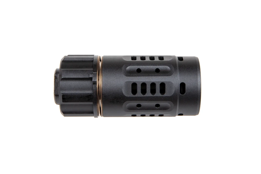 QD DA vlammendemper (14mm links) Zwart