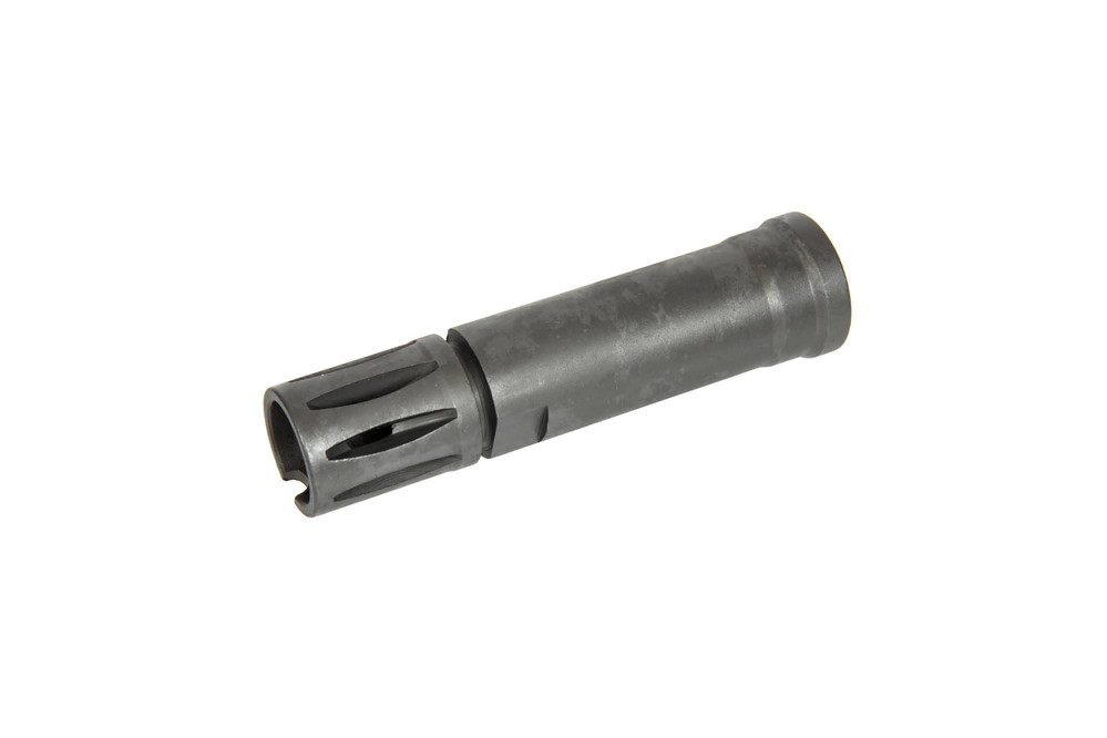 Acier cache flamme pour répliques M4/M16 - 14mm CW/CCW