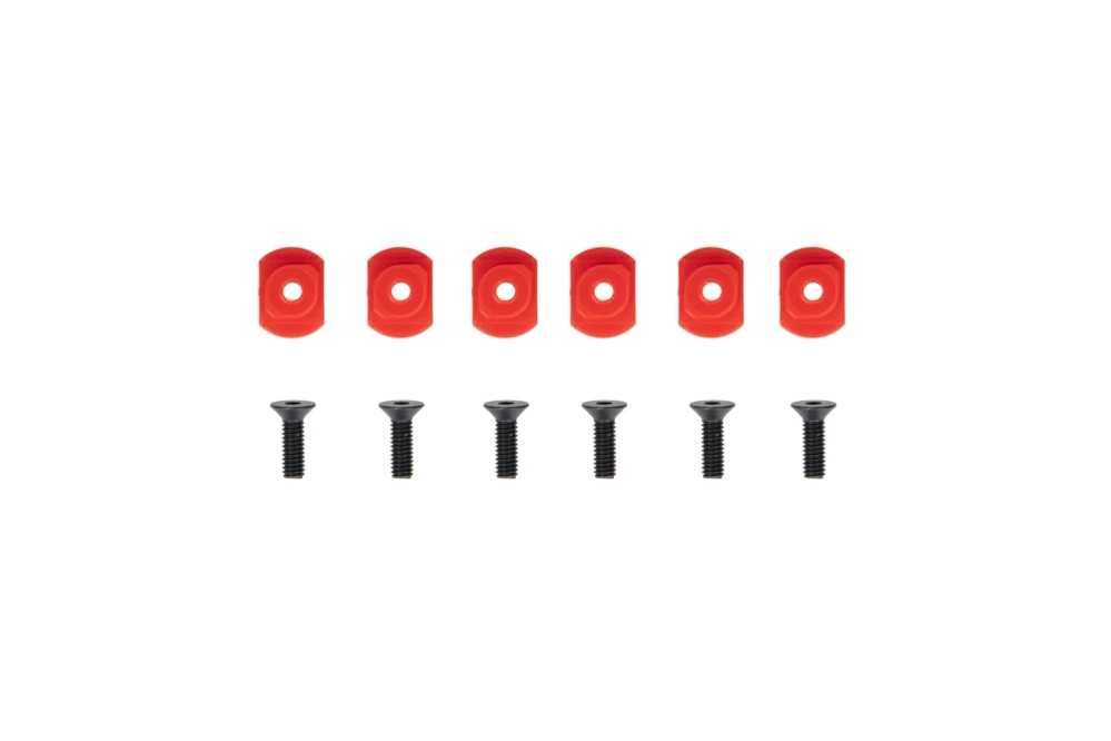 MLOK railbeschermers - Rood