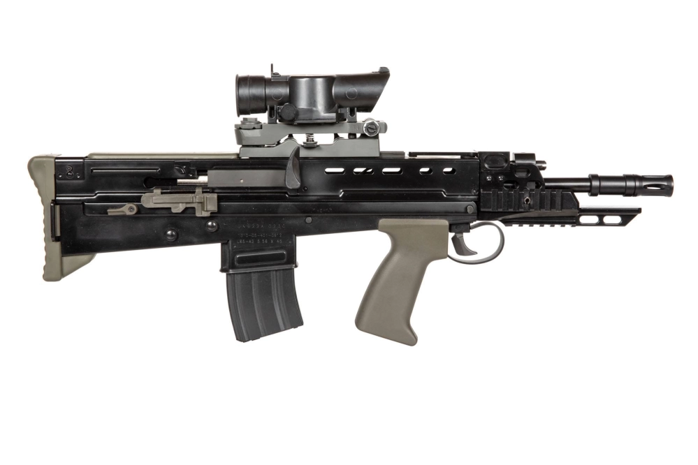 Airsoftová zbraň subpuškaka L85 AFV