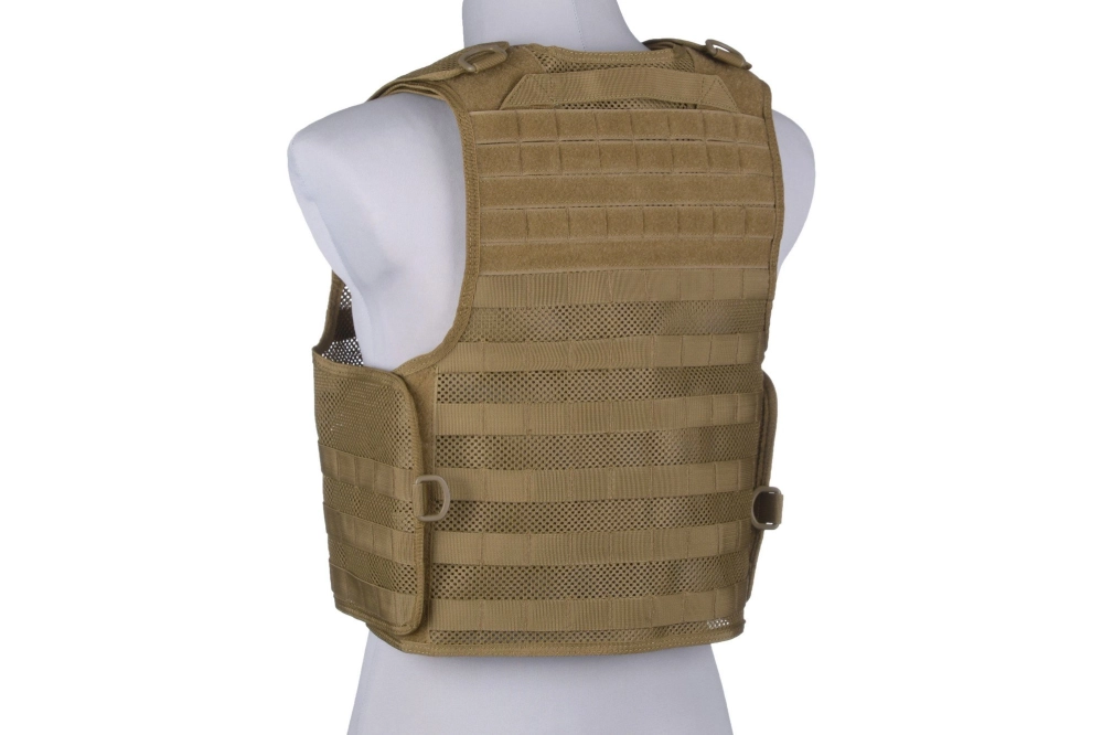 Lekki siatkowy Plate Carrier - tan