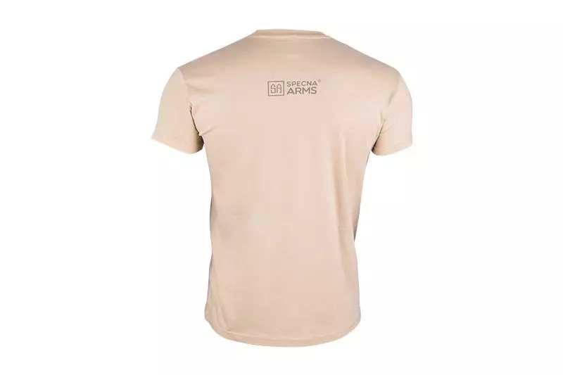 T-shirt Specna Arms - Your Way Of Airsoft 02 - tan