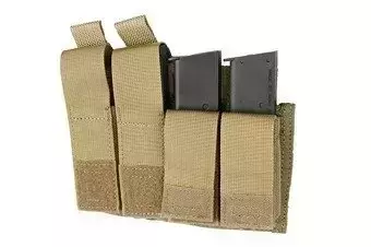 Pochette de transport pour 4 chargeurs pistolet owe - kaki