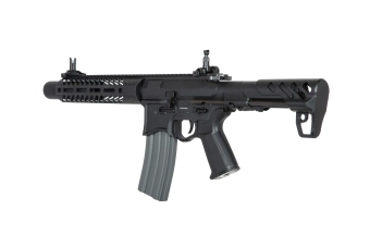 Seekins Precision 9" SBR8 karabijn replica met onderdrukker - Zwart
