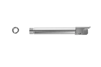G17 Gen4 2 Way Fixed" Non-Recoiling outer barrel - Silver"