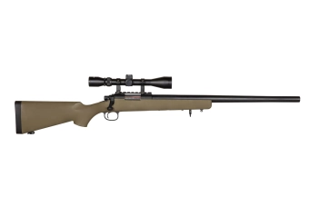 Fusil de airsoft rifle de francotirador SW-10T (con mira) - Oliva