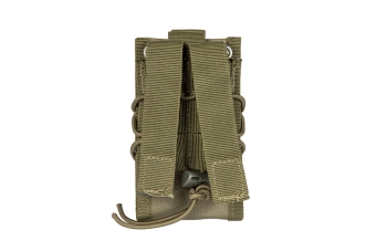 Double shingle-type magazine pouch - olive green