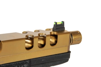 EU18 Pistol Replica with BDS Red Dot - Vented Gold