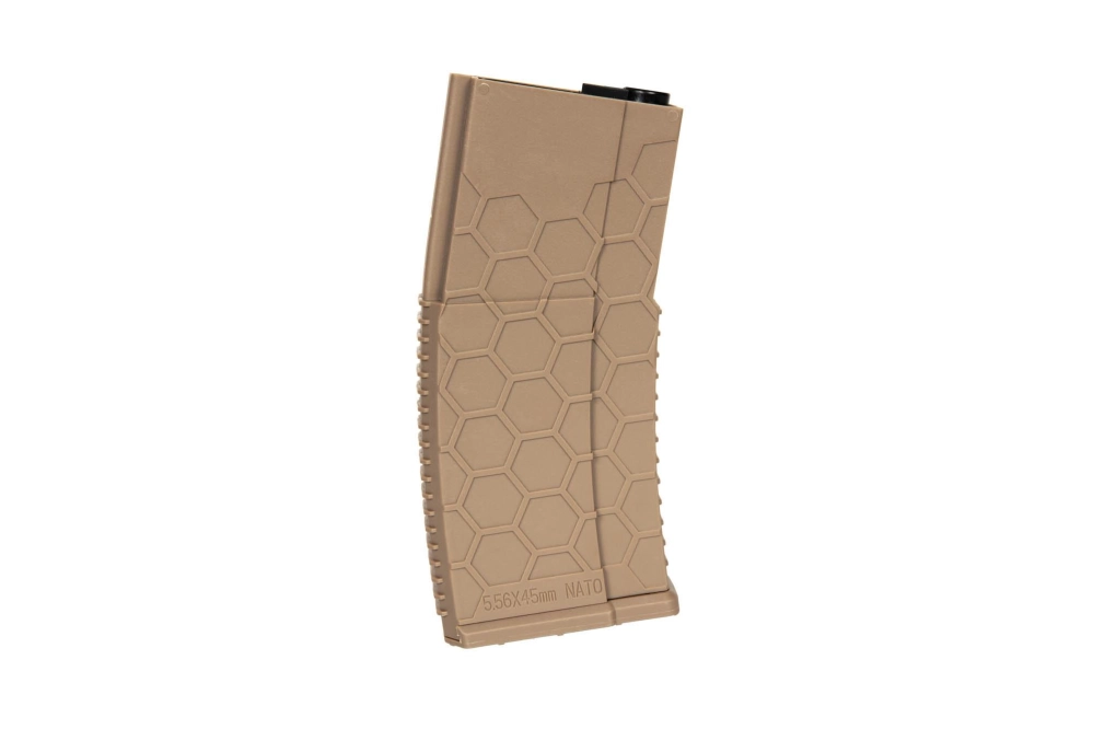 Plastový zásobník HX Hi-cap 300 BB pro zbraně M4/M16 - Tan