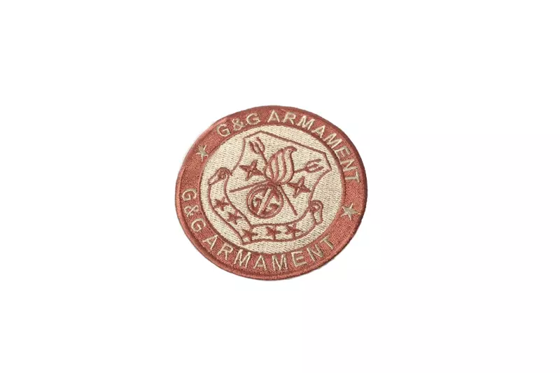 Naszywka okrągła G&G - tan