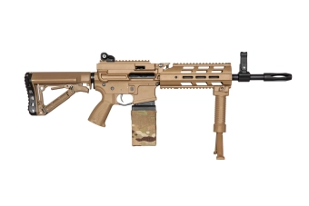 Replika karabinu maszynowego CM16 LMG  - tan