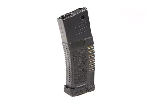 Chargeur hi-cap Balles PMG 300 pour répliques type M4/M16 - noir